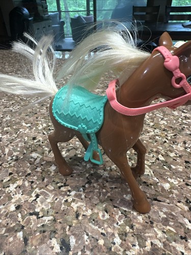 Barbie Club Chelsea 6 Zoll blond Chelsea braunes Pony Pferd für liebevolle Familie - Bild 2 von 7
