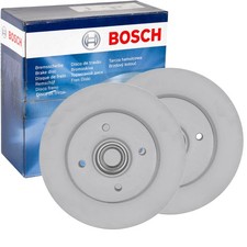 2X BOSCH BREMSSCHEIBEN 268mm VOLL HINTEN PASSEND FÜR CITROËN BERLINGO C4 DS4