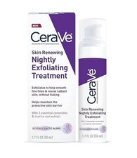 CeraVe Skin Renewing Nightly Exfoliating Treatment Serum Anti Aging - 1.7 fl oz