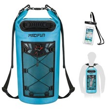 Dry Bag, Waterproof Floating Backpack 30L with Waterproof Phone Case for Boating