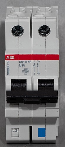 NEW ABB SMISSLINE S401M-B16NP/S401 M NP B16 16A Miniature Circuit Breaker - Picture 2 of 7