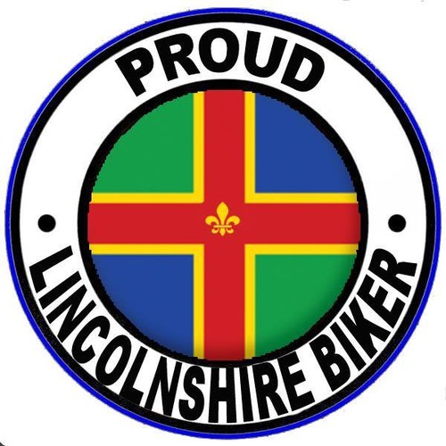 JOBLOT DI 8 ORGOGLIOSI MOTOCICLISTI LINCOLNSHIRE. CUCIRE O STIRARE SU TOPPA.REF..YB-221 - Foto 3 di 7