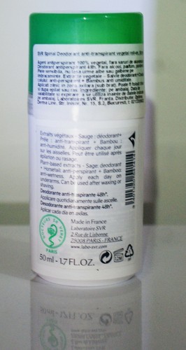 Svr spirial vegetal deodorant roll on sensitive skin horse tail bamboo extract - 第 4/4 張圖片