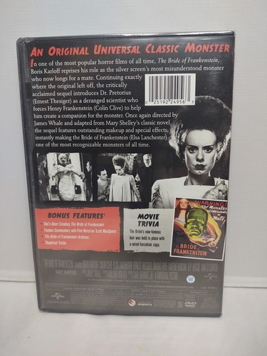 OOAK Bride of Frankenstein DVD Horror Movie Monster Fashion Doll Halloween Decor - Picture 8 of 11