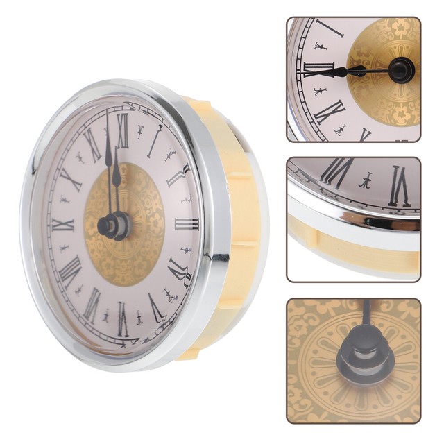 Exquisite Small Round Clock Quartz Wall Clock Adornment DIY Clock Ornament Home Exquisite Small Round Clock Quartz Wall Clock Adornment DIY Clock Ornament Home