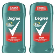 2pc Degree Men Original Antiperspirant Deodorant for Men, 48-Hour Sweat and Odor