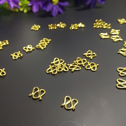 24K Yellow Gold M / S Clasp - Jewelry Findings - For Bracelet or Necklace - Picture 9 of 11