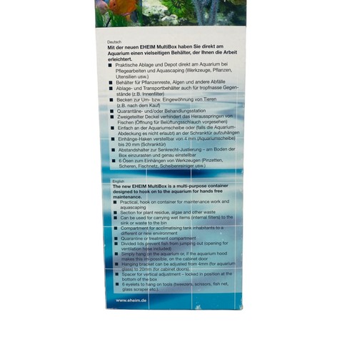 Eheim Multi Box Aquarium Ausrüstung Hang-On Wartung Werkzeug Halter Aquarium - Bild 2 von 4