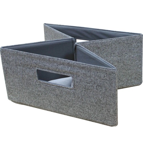 Better Homes & Gardens Half-Size Fabric Storage Bin, 2 Pack, Tan - Picture 7 of 24