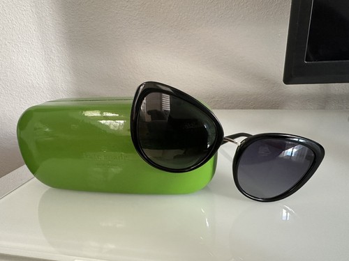 KATE SPADE Sydney/O/S 80790 55-20 140 Black Used “Authentic”Sunglasses - Picture 3 of 5