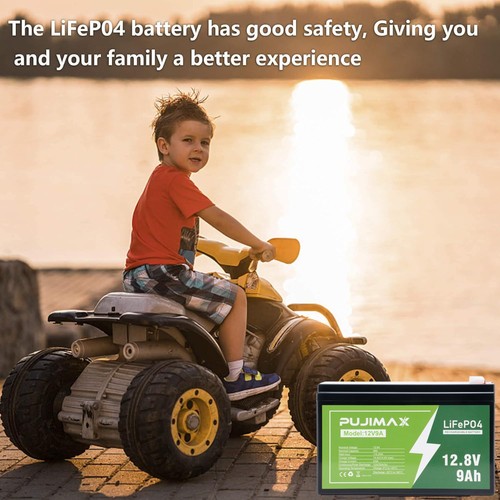 12V LiFePO4 9Ah Rechargeable Battery Solar System Deep Cycle Battery 2000 Cycles - Picture 4 of 9