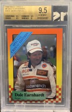 1989 Maxx Crisco Dale Earnhardt RC #6 BGS 9.5 Race Worn Good Wrench Patch 🔥🔥