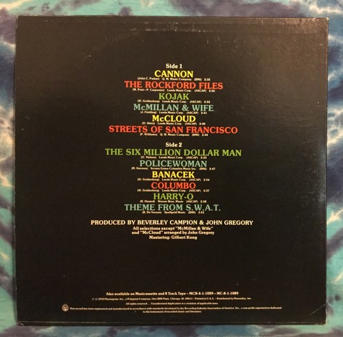 TV’s Greatest Detective Hits LP John Gregory Orchestra MERCURY Original (1976)  - Picture 6 of 11