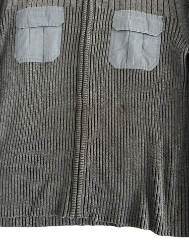 Calvin Klein Gray Sweatshirt Quarter Zip Mens Size XL Pockets Unisex - Picture 3 of 10