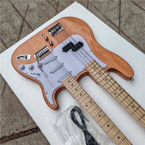Double Neck Electric Guitar, 4 Strings Electric Bass&6 String Guitar BJ690 - Picture 17 of 21