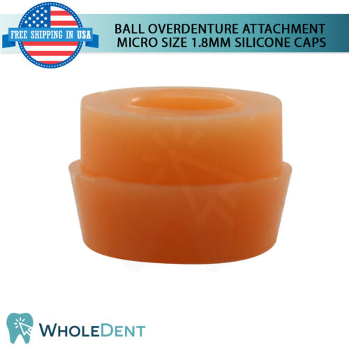 10x Tapa de silicona suave Ø1,8 mm Micro bola accesorio pilar planta dental - Imagen 2 de 3