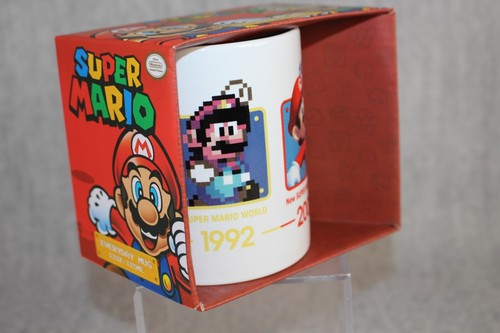 NINTENDO SUPER MARIO Everyday Mug 1987 1991 1992 2006 Animated Mario 11oz 315ml - Bild 11 von 11