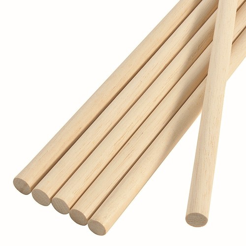 Archery Wooden Arrows Shaft 8mm 8.5mm 9mm Indonesia White Wood Handmade DIY 80CM - Picture 4 of 10