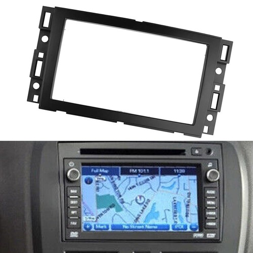 Car Double DIN Stereo Radio Fascia Frame For Buick Enclave Chevy Avalanche GMC - Bild 1 von 7
