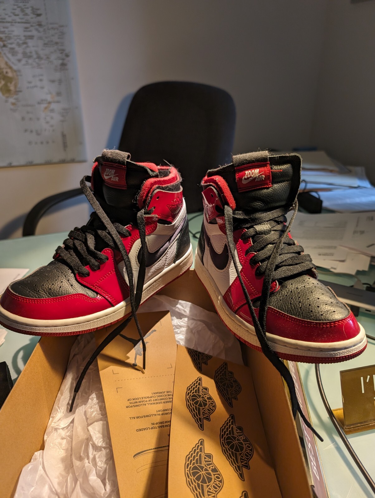air jordan 1 zoom cmft on feet