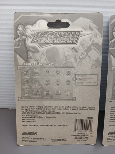 Capcom Jazware Mega Man & Bass 3" Actionfigur Videospiel Figur Spielzeug 2004 - Bild 4 von 10