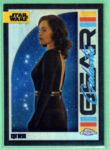 2024 Topps Chrome Star Wars Galactic Gear ~ Scegli tu ~ Completa il tuo set - Foto 6 di 10