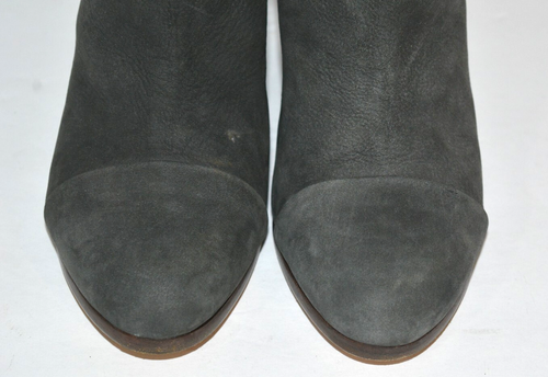 RAG & BONE HARROW GRAY BRUSHED LEATHER BOOTIES BOOTS WOMEN SZ 38/US 8 *GUC* - Picture 3 of 9