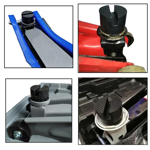 2x Car Jack Pad Adapter Rubber Pinch Weld Side Frame Rail Protector Lift Tool - Foto 3 di 9