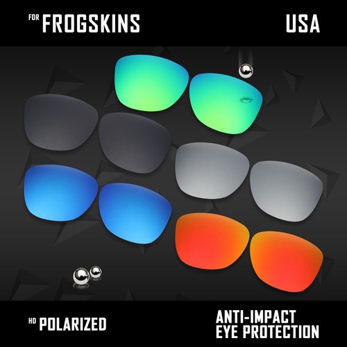Anti Scratch Polarized Replacement Lenses for-Oakley Frogskins OO9013 Options - 第 31/78 張圖片