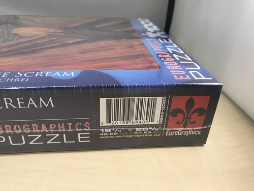 Jigsaw Puzzle 1000 Piece Euro Graphics Cry Edvard Munch 6000-4489 - Picture 5 of 7