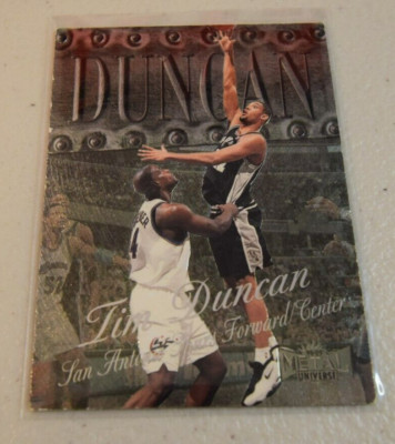 98/99 SKYBOX METAL UNIVERSE TIM DUNCAN #35 | eBay