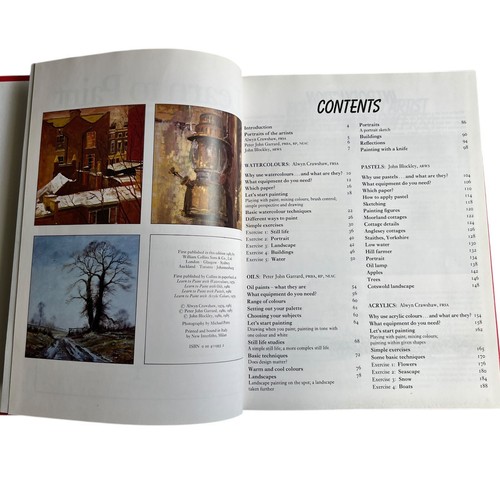 Learn to Paint: With Watercolours, Oils, Pastels and Acrylics Hardcover Art Book - Picture 6 of 12