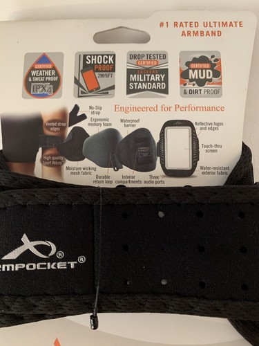 Armpocket The Ultimate Armband Phone Case Universal Fits All Up To 5.5 Inches - Picture 4 of 4