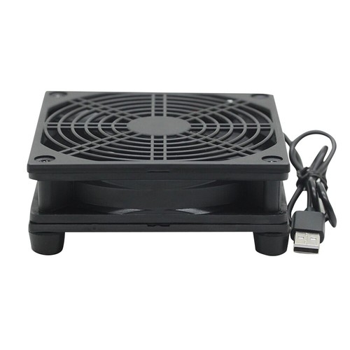12cm 5V USB Power Supply TV Set-Top Box Router Radiator Cooler Air Cooling Fan- - Afbeelding 4 van 10