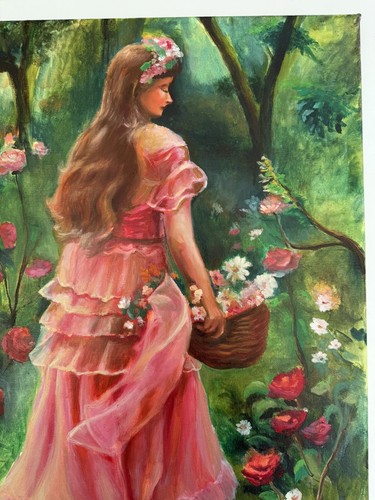 ORIGINAL PAINTING OIL, 16x20 inches, Home Gift, Wall Art Decor, Authors Painting - Picture 7 of 11