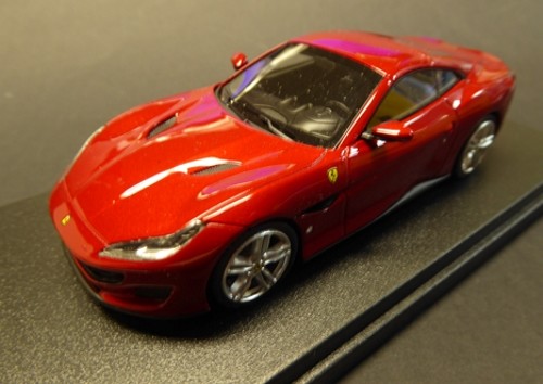 FERRARI PORTOFINO SALONE FRANCOFORTE 2017 ROSSO PORTOFINO Looksmart LS480A - Foto 1 di 1