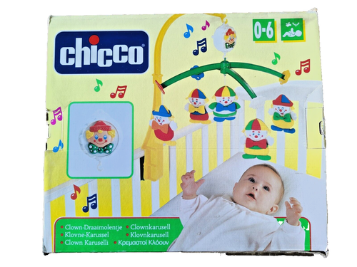 Chicco Giostrina Clown 0-6 mesi cod. 65869 musicale apine culla lettino - Foto 2 di 4
