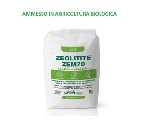 TRATTAMENTO BIOLOGICO PER PROTEZIONE FOGLIARE 6 KG ZEM 70 ZEOLITE A CHABASITE - Foto 1 di 2