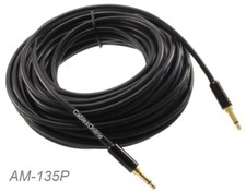 35ft Premium 3.5mm Mono TS Audio Male to Male Shielded Cable