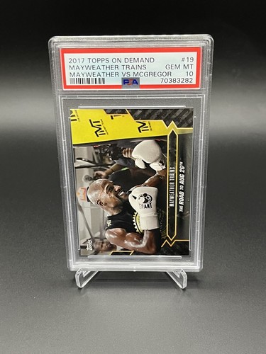 2017 Topps On Demand Floyd Mayweather Trains Mayweather Vs McGregor #19 Psa 10 - Picture 1 of 2