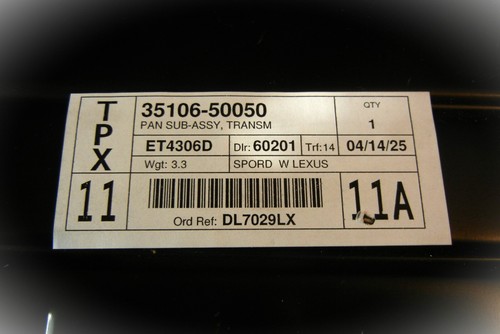 Lexus LS460 2008 Oem Transmission Pan 35106-50050 Made in JAPAN New - Picture 2 of 5