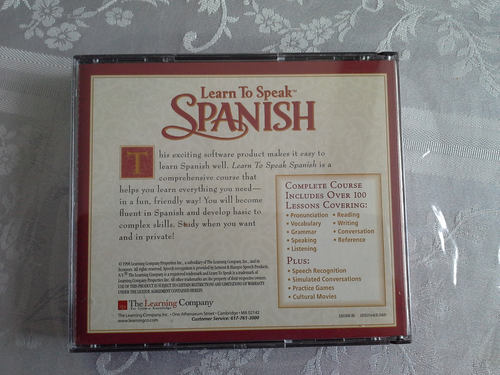 Learn To Speak Spanish Version 7.0 Windows CD - ROM 3 Disc 100 Lessons Vintage - Picture 2 of 5