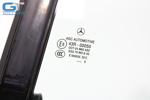 2012 - 2017 MERCEDES CLS400 W218 REAR LEFT SIDE DOOR FIXED WINDOW GLASS OEM - Picture 5 of 7