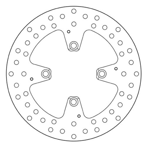 DISCO FRENO POSTERIORE BREMBO ORO FISSO DUCATI 1200 MONSTER R 2016 2017 - Foto 2 di 3