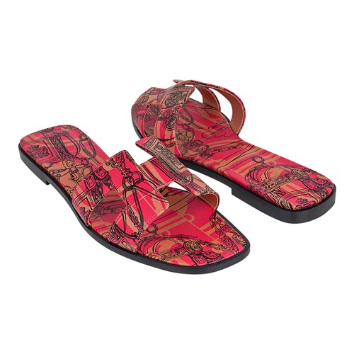 Sandalia Hermes Oran Brides de Gala en Desordre Edición Limitada Plana 40/10  - Imagen 7 de 8