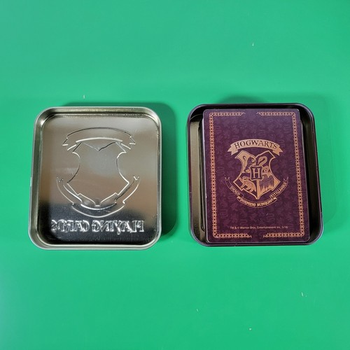 HARRY POTTER Hogwarts House Crest PLAYING CARDS Set w/ Keepsake Tin - Picture 15 of 52