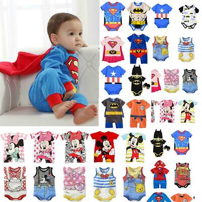 USA Infant Newborn Baby Kid Boy Outfits Superhero Romper Jumpsuit Bodysuit USA Infant Newborn Baby Kid Boy Outfits Superhero Romper Jumpsuit Bodysuit
