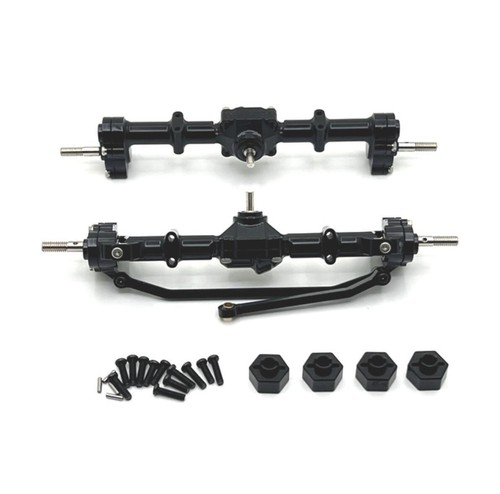 For Rc 1/12 MN168 4WD Off-Road Crawler car Aluminum Metal DIY Upgrade Part Black - Picture 13 of 49