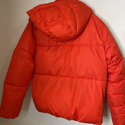 All In Motion women size 8 (L) Puffer Jacket Orange Zip Recycled Quilted - Picture 9 of 10