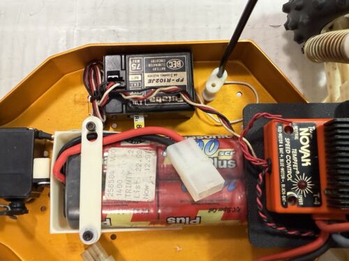 Rare🔥Team Associated RC10 A Stamp Cadillac, Andys painted Body, All Electronics - Picture 19 of 22